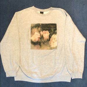 Obey Graphic Crew Sweatshirt